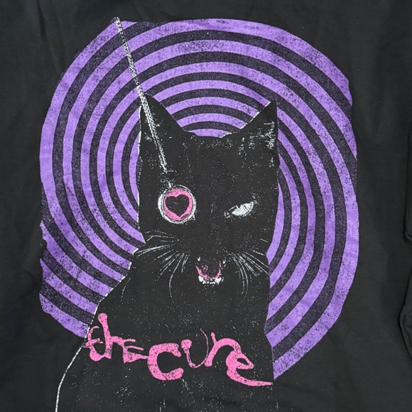 The Cure Black Cat Hoodie Size L - Picture 6 of 7